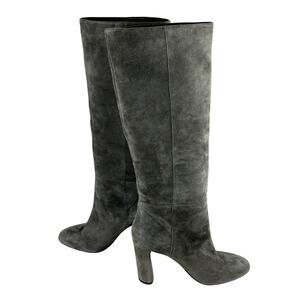 Vince Camuto Femmie Womens 9 Gray Suede Leather Knee Boots NEW